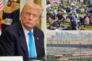 Trump announces South Korea trade deal with 0B US investment hours before tariff deadline