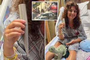 Jersey shore lifeguard impaled by umbrella in freak accident is back at the beach: ‘It’s all good’