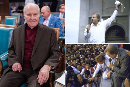 Televangelist Rev. Jimmy Swaggart dead at 90 — weeks after suffering a heart attack