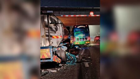 Two dead, 16 injured in Malaysia tour bus crash