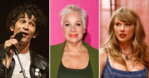 Matty Healy’s Mom Denise Welch Had ‘Bloody Hard’ Time Staying ‘Quiet’ About ‘Terrible’ Taylor Swift Split (Exclusive)
