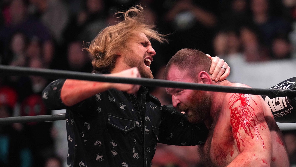 Adam Page and Jon Moxley in 2023
