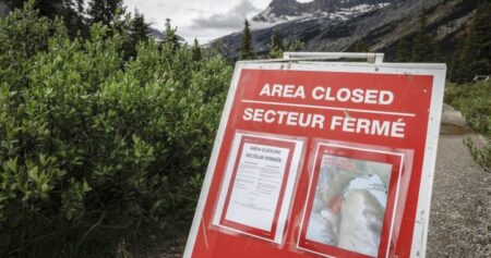 Section of Banff National Park still closed to visitors 2 weeks after rock slide