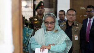 Bangladesh’s fugitive ex-leader sentenced to six months for contempt of court