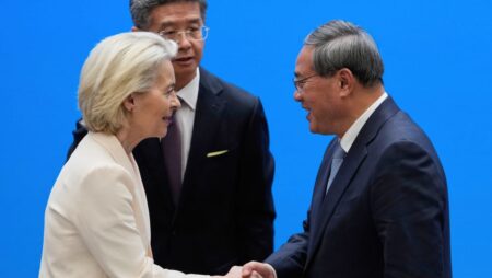 EU says China’s links with Russia now ‘determining factor’ in ties
