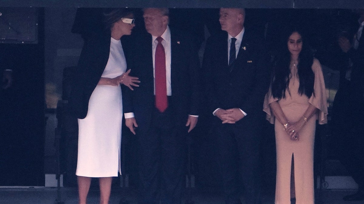 President Trump with FIFA president Gianni Infantino