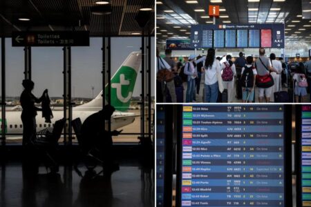 A strike by air traffic controllers is disrupting travel to, from and over France
