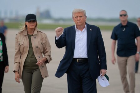 Trump’s visit brings hope and unity after deadly flood, Kerrville residents say