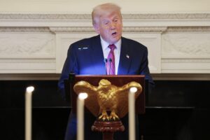 Trump says 10 hostages will be returning from Gaza ‘very shortly’ during White House dinner with allies