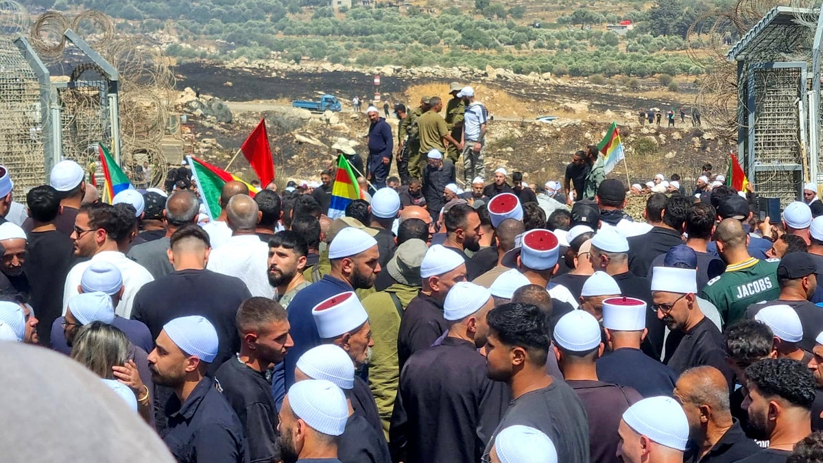 Druze members at border
