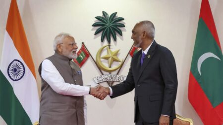 India’s Modi renews ties with Maldives