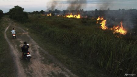 Indonesia’s Sumatra sees 14-fold spike in fire hotspots over 1.5 weeks, as Malaysia warns of haze