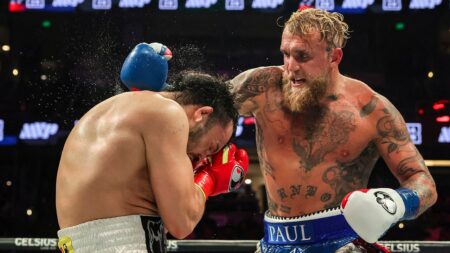 Jake Paul trolls opponent arrested by ICE with American flag emoji on social media
