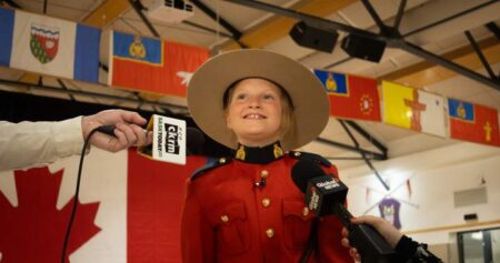 Kids take over RCMP Depot as co-commanding officers for the day