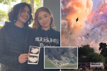 Teenage dad-to-be working his first shift at fireworks factory was killed in huge blast alongside his brothers