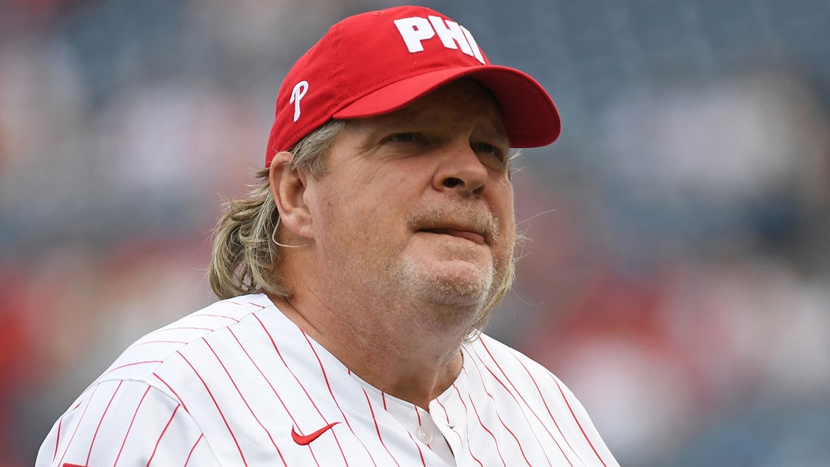John Kruk at Phillies game