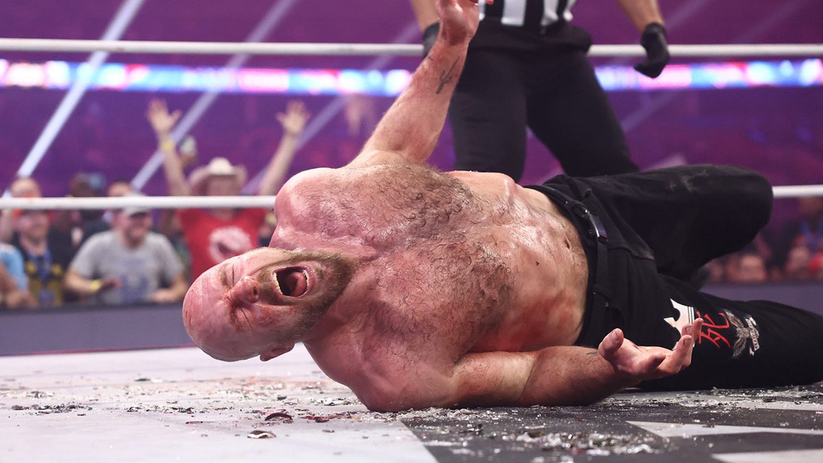 Jon Moxley in pain