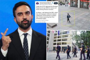 Zohran Mamdani is planning to axe the elite NYPD taskforce that responded to NYC shooting