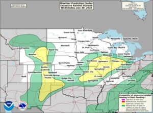 Map Shows 5 States Under Threat of Monsoonal Storms