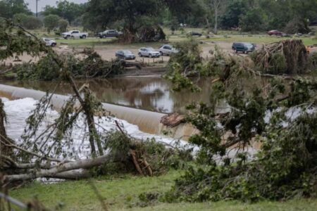 Miracle rescue of 2 girls from Texas floods after they were found clinging 30-feet up in a tree