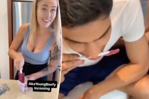 Gross pregnancy reveal slammed as all about ‘clout and shock’: ‘Horrible day to have eyeballs’