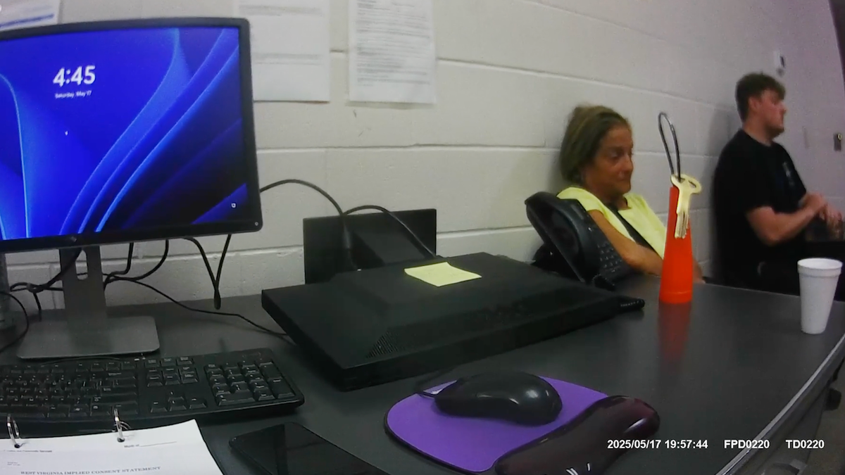 Mary Lou Retton was detained in a West Virginia police station