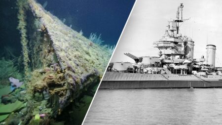 WWII American warship’s severed bow found 80 years after being blown off in battle