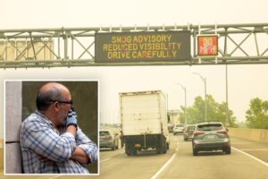 New York hit with air quality alert as Canadian wildfire smoke spreads