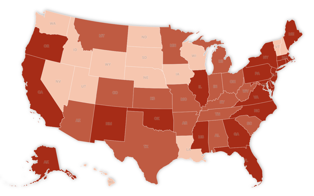 Map Shows How SNAP Bills Would Rise For States Under Trump Bill
