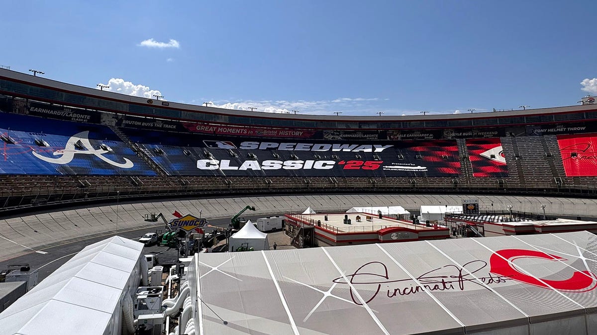 The Bristol Motor Speedway will host the first-ever American or National League game on Aug. 2.