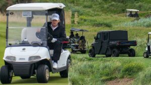Secret Service debuts ‘Golf Force One’ armored vehicle to protect Trump while he plays his favorite sport