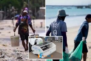 Bali introduces k cleaning robot to fix dirty beach problem