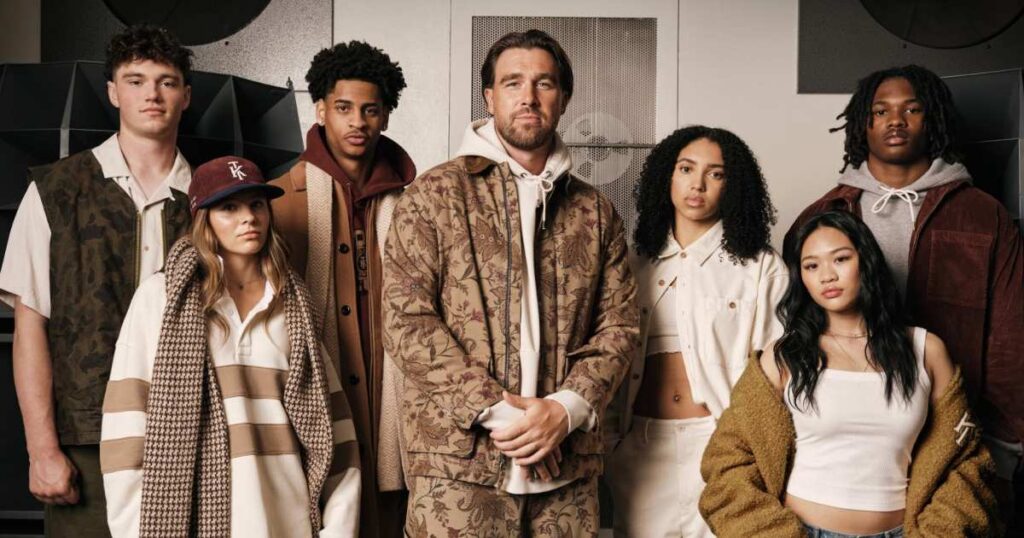 Travis Kelce’s American Eagle Collab Scores a Style Touchdown With His Hands-On Approach From Design to Creation