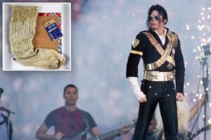 Michael Jackson’s dirty stage sock sells for nearly K at French auction