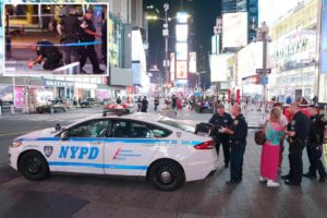 Bullets over Broadway: Two innocent bystanders, including tourist, shot in Times Square after fight