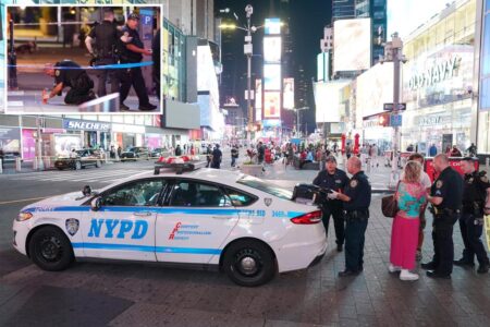 Bullets over Broadway: Two innocent bystanders, including tourist, shot in Times Square after fight