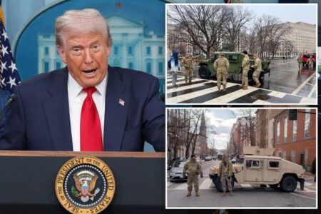 Trump federalizing DC police, deploying National Guard in capital crime crackdown