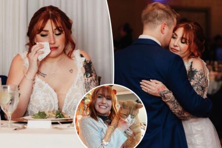 Bride’s face was paralyzed and unable to smile on her wedding day — due to stress from same condition that hit Justin Bieber