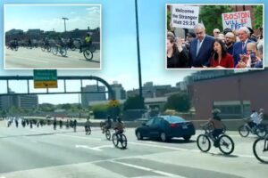 Bike-riding youths terrorize Dem-run city as mobs swarm roads, while mayor stays silent on chaos