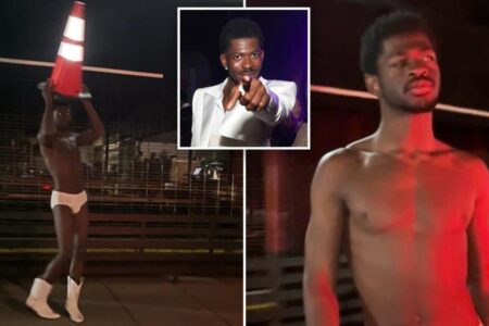 Lil Nas X hit with 4 felony charges, including assaulting cops, after galavanting nearly naked on street