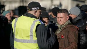 Far-right UK figure Tommy Robinson arrested over alleged assault