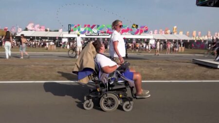 At Pukkelpop, people with disability are also part of festival crowd