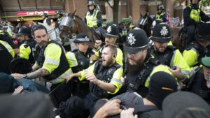 Protests in UK against asylum seeker housing