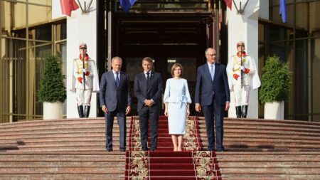 EU leaders visit Moldova with message of solidarity for Chișinău