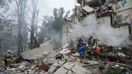 Death toll in ‘vile’ Russian missile strike on Kyiv rises to 31