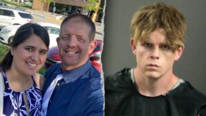 Teacher charged with murdering couple in front of children and more top headlines