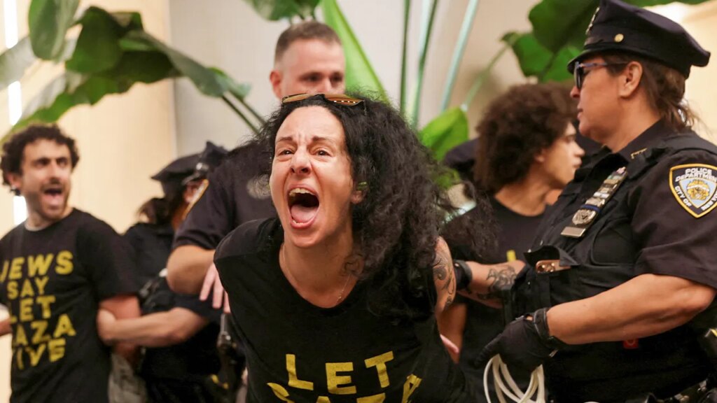 Anti-Israel protesters arrested after storming Schumer, Gillibrand’s NYC office building