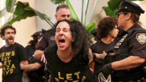Anti-Israel protesters arrested after storming Schumer, Gillibrand’s NYC office building