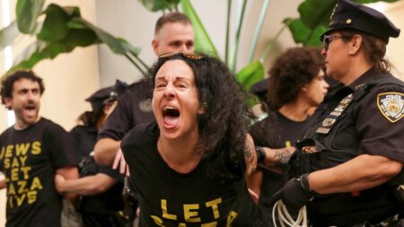 Anti-Israel protesters arrested after storming Schumer, Gillibrand’s NYC office building
