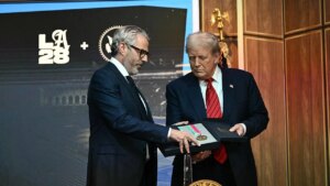 USA Today columnist labels Trump ‘toddler’ for taking a role in 2028 Olympics planning